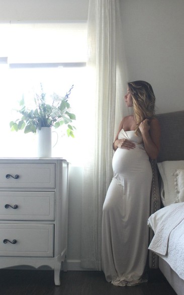 Sweetheart Sheath long Floor-length maternity Dress