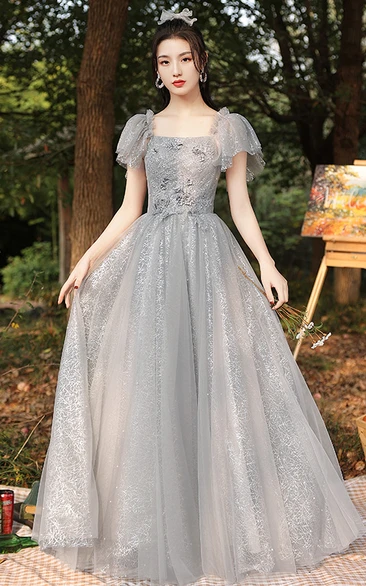 Square Neckline Puff Sleeve