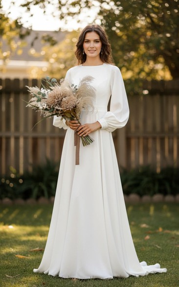 Long Sleeve Beach Wedding Dresses - Dress Afford