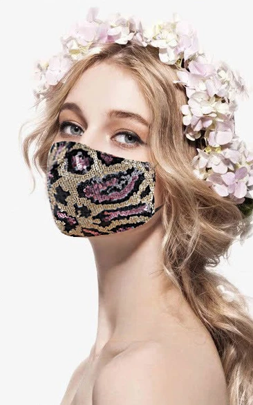 Non-Medical Leopard Print Face Masks