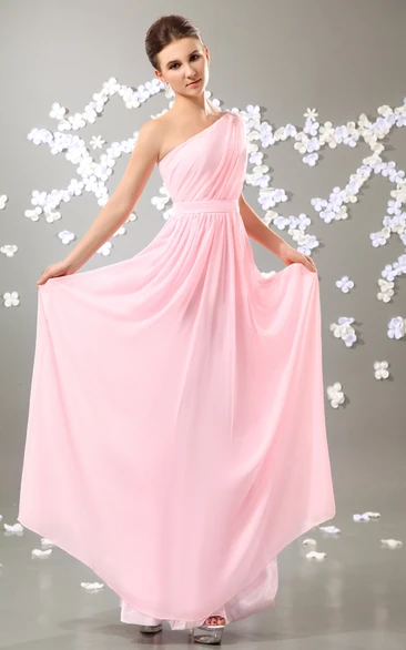 Flowy-Fabric Draping Ethereal Alluring Dress