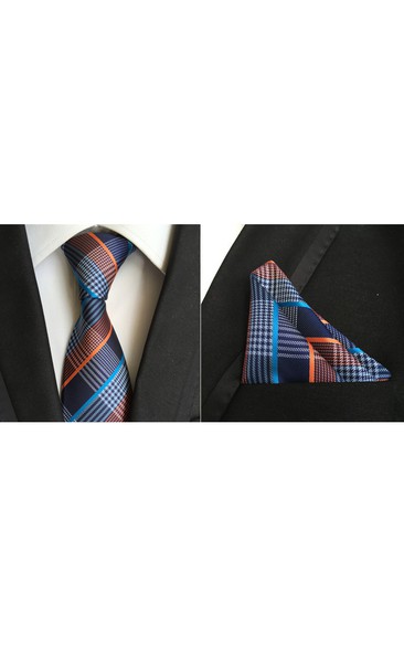 Satin Wide Tie and Pocket Square Combo-11 Color Options