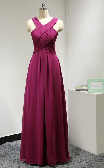 Magenta Maid of Honor Dresses