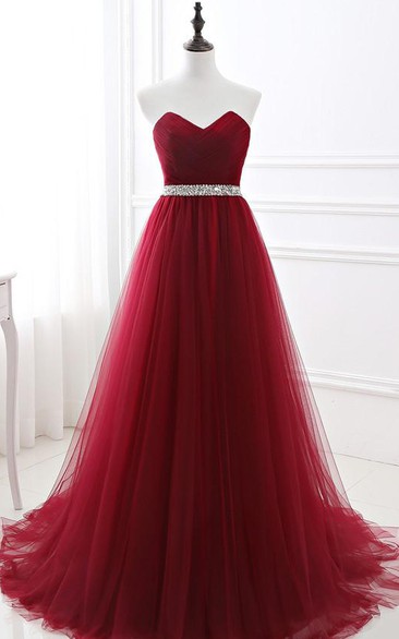 Red Spaghetti Strap V-Neck Formal Dresses Tiered Prom Dresses 21606 –  vigocouture