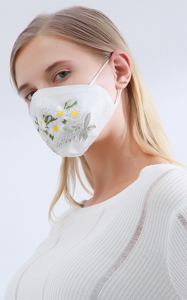 Non-Medical Embroidery Wedding Face Masks