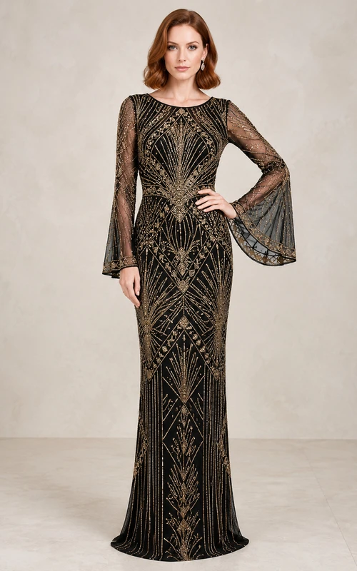antonia maxi dress hunter green Jianna Flutter Sleeves its a celebration of main image 1