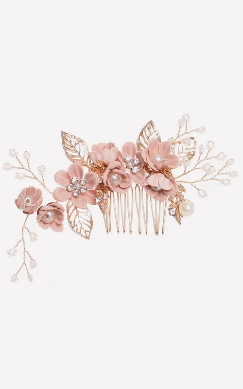 Elegant Vintage Floral Golden Hair Pin
