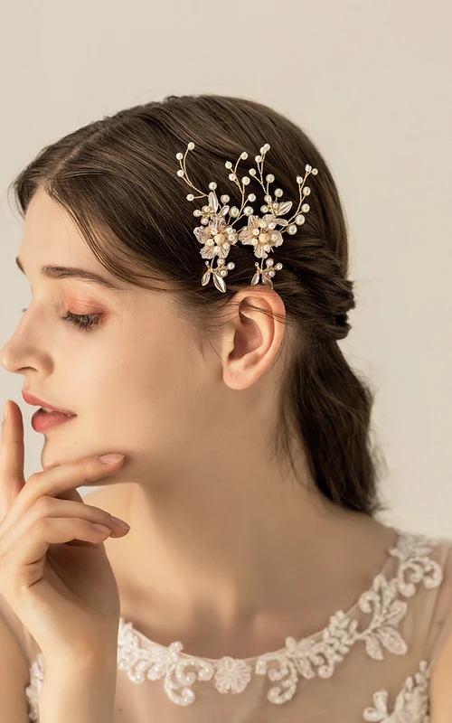 Handmade Classical Beaded Hair Pins