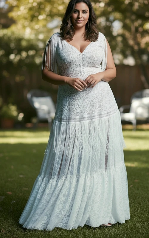 White Beach Wedding Dresses, Casual Bridal Gowns