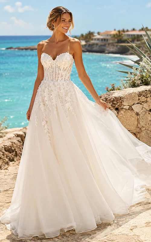Wedding Dress No Train