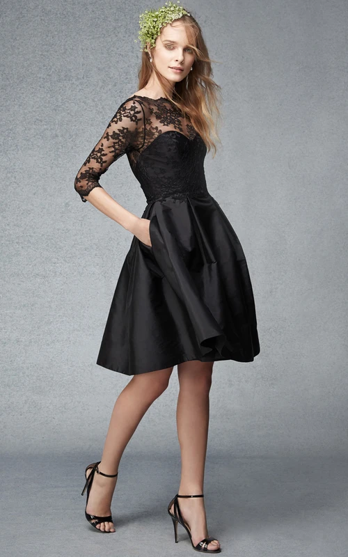black hoco dress with red heels Prom2022 perfection! -- Style 11068 & 1740 : @jennaschmidttt