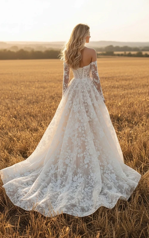 lexington wedding dress Park & Fifth, Lexington Sheer Bridal Dress Wedding Dress Save 43%