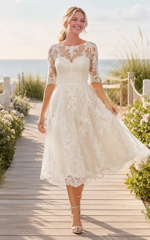Ankle Length Wedding Dresses, Long Bridal Gowns