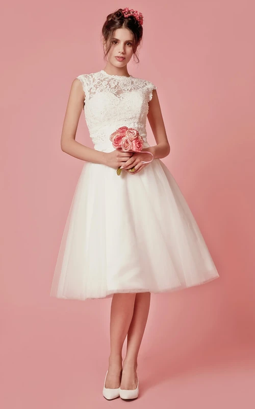 short lace wedding dresses for older brides 50 Best Short Wedding Dresses: Simple, Unique, Sleeves & More