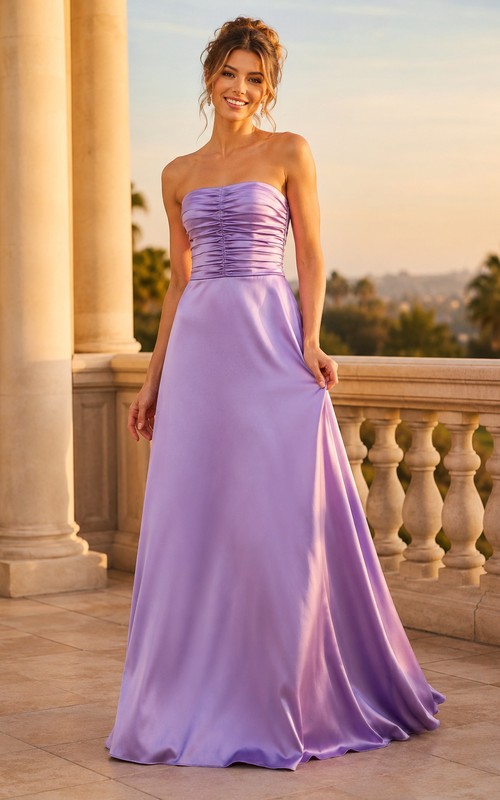 Affordable Purple Color Bridesmaid Gowns, Cheap Bridesmaid Gowns
