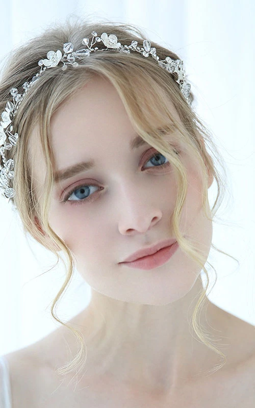 Original Handmade Forest Style Leaf Crystal Headbands