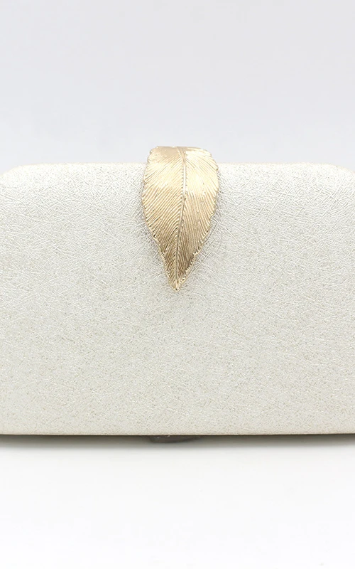 Square Shaped Chic Leather Handbag