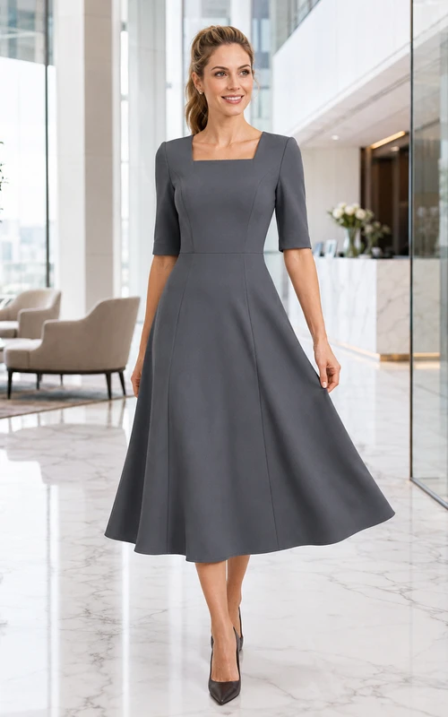 Fit And Flare Cocktail Dress