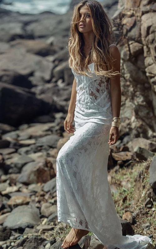 boho wedding dresses under $1000 Boho lace wedding dress, 6 weeks / 8