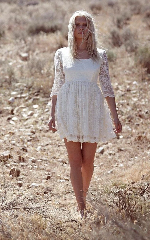 light in the box boho dresses Womens Puff Sleeve Dress