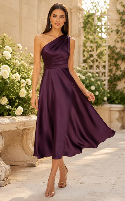 calf length bridesmaid dresses Tea Bridesmaids Gowns Vintage Style, for vintage tea length dresses