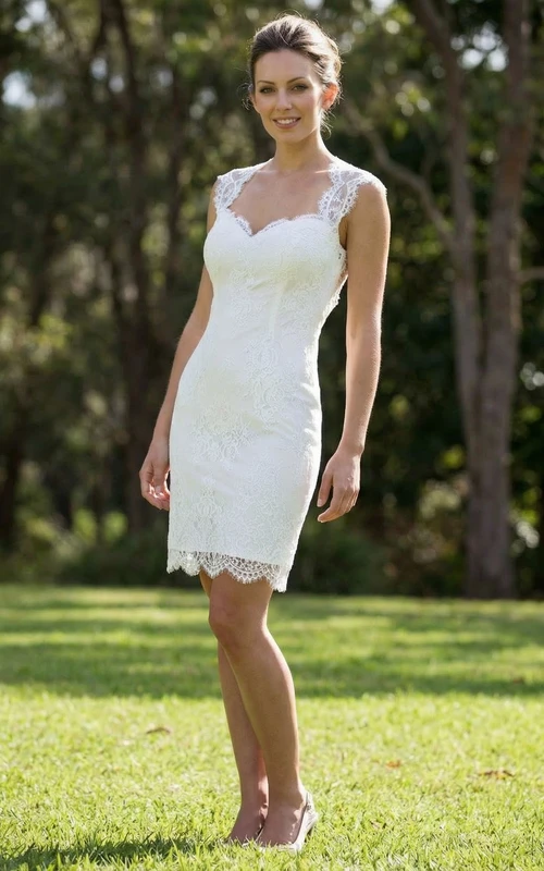 beach wedding dresses casual short Short Beach Bridal Dresses for Oceanside Wedding