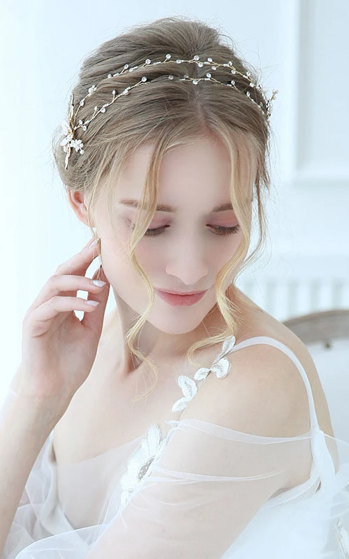 Ladies Beautiful Rhinestone Beaded Headbands