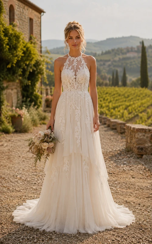 a line wedding dress melbourne Modern A-Line Wedding Dress with Allover Lace