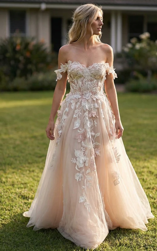 rent boho wedding dress Online flowy hippie wedding dress