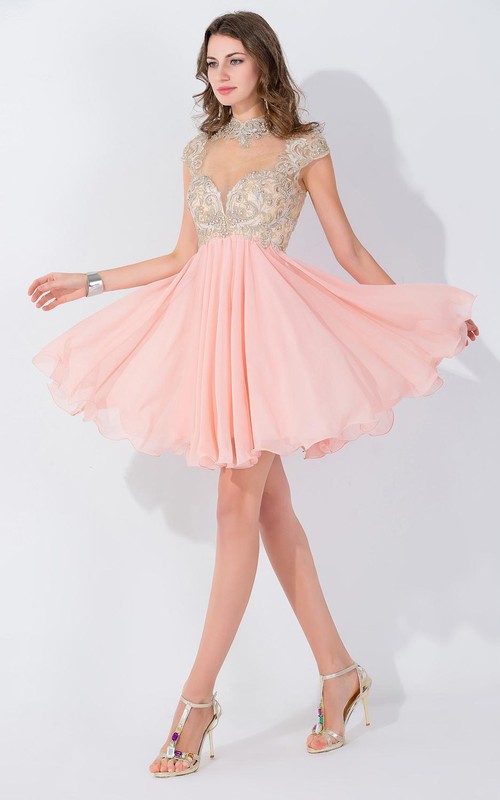 cupcake homecoming dress Miabel Charming Black Sequins Cupcake Short Mini Homecoming Dress