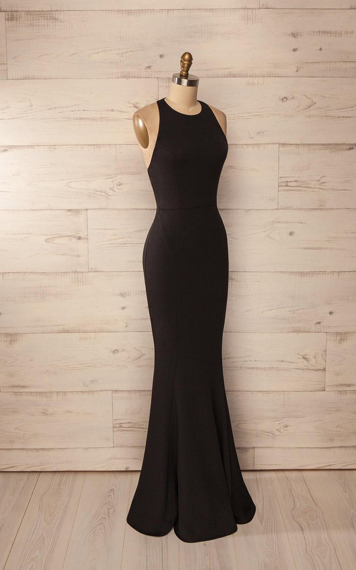 Formal Long Trumpet Party Sleeveless Sassy Gown