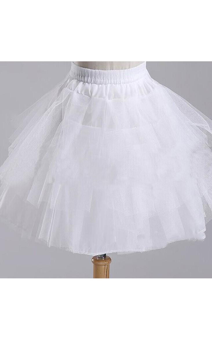 Short Puff 3 Layers Tulle Prom Short Dress Petticoat