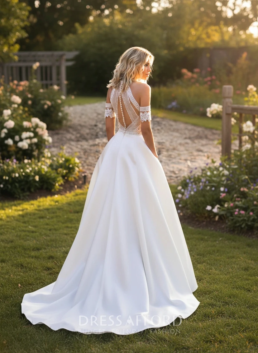 Sleeveless Lace Garden Dress view 2
