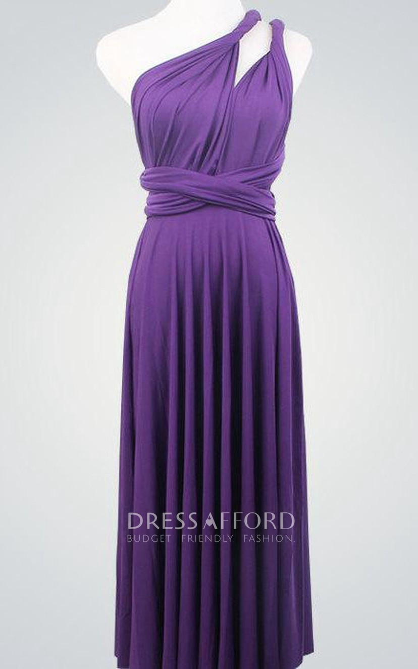 Dark purple infinity dress hotsell